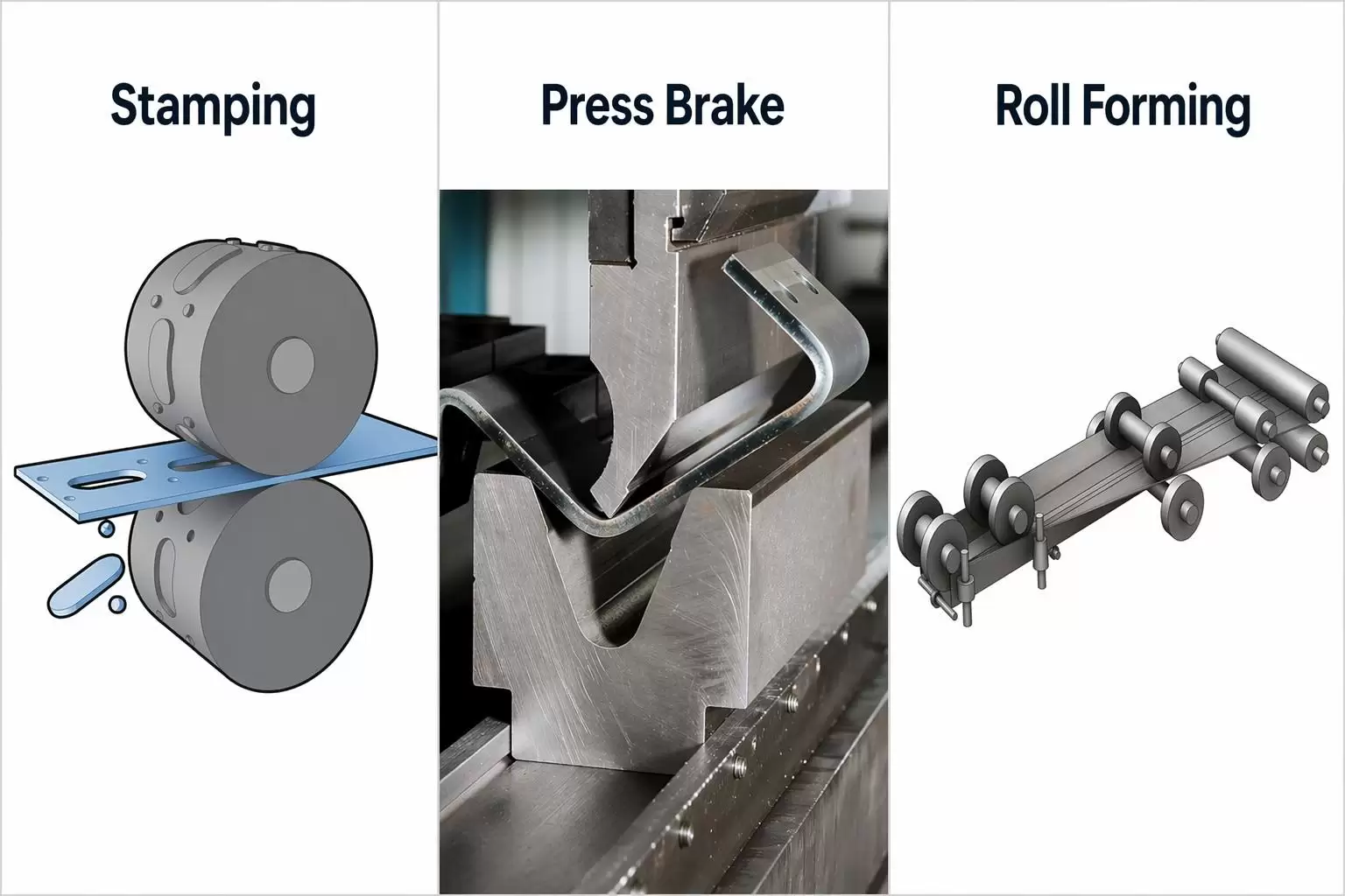 Roll Forming vs Press Brake vs Stamping: Which Is Right for You?