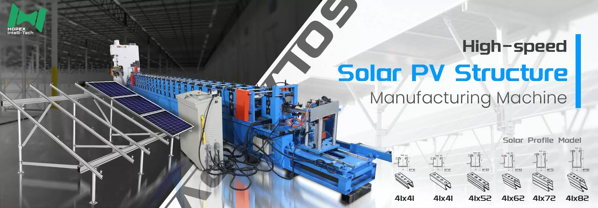 roll forming machine for solar structure