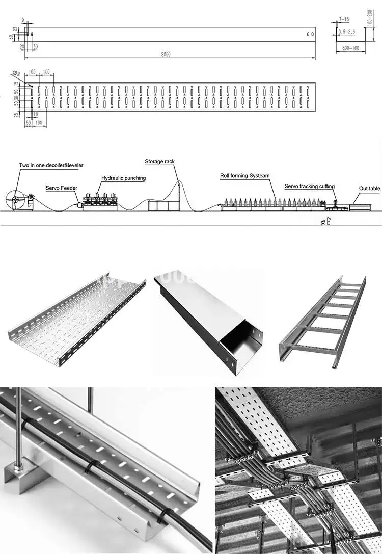 cable tray punching machine price