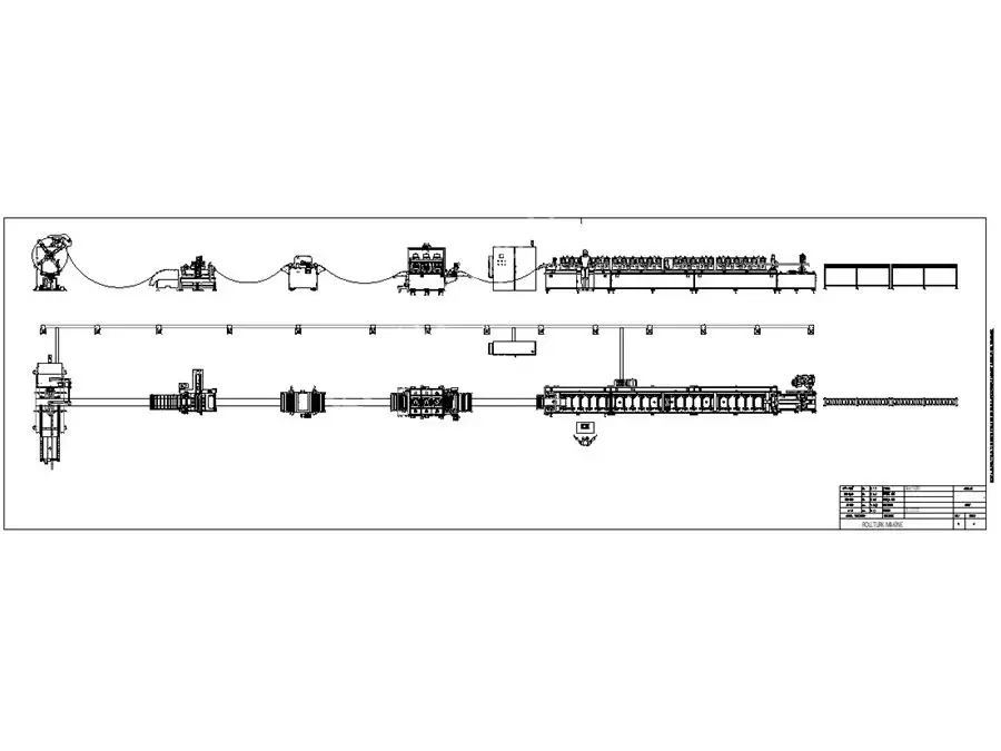 solar panel mounting bracket roll forming machine line