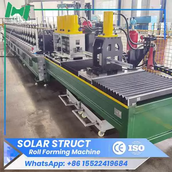 Photovoltaic bracket roll forming machine