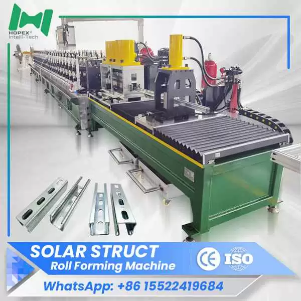 Photovoltaic bracket roll forming machine