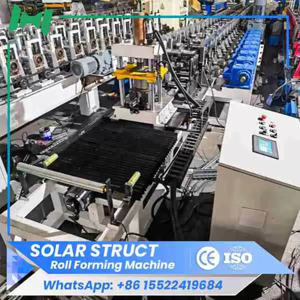 Solar bracket roll forming machine