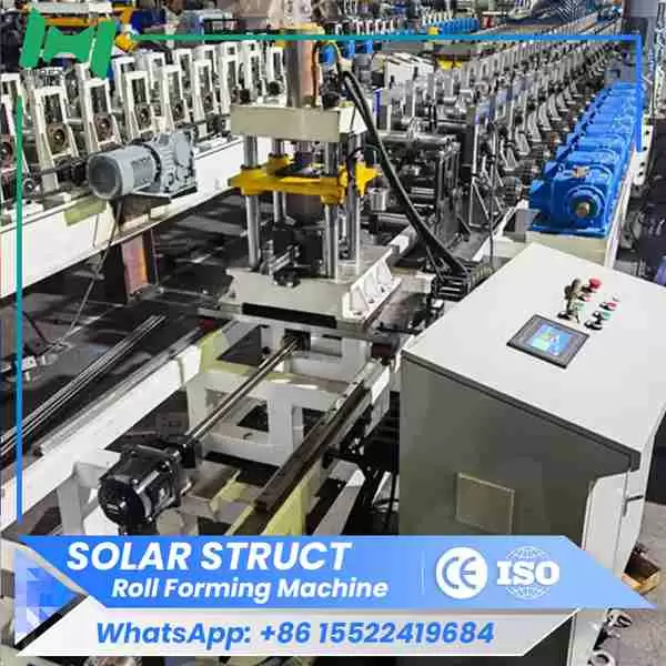 Solar bracket roll forming machine