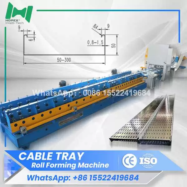 Cable Tray Cutting Machine for Perforated Trays