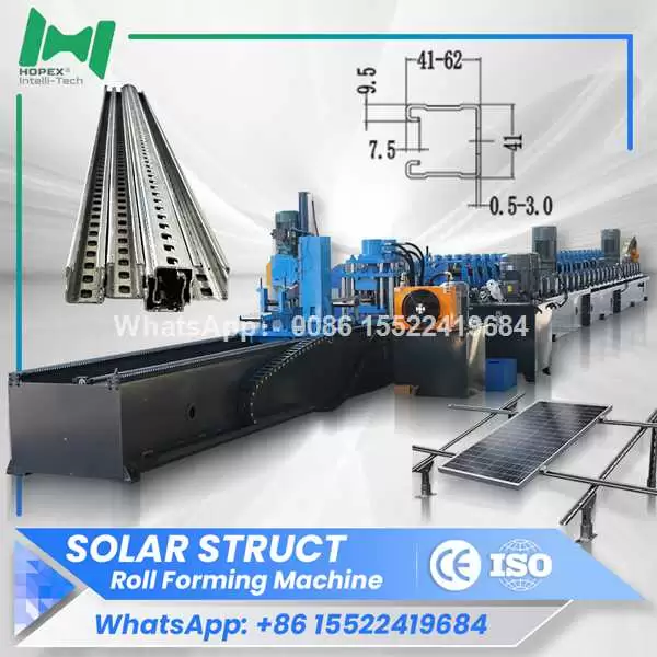 Strut Channel Roll Forming Machine