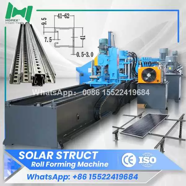 Unistrut Roll Forming Machine for Solar Mounting