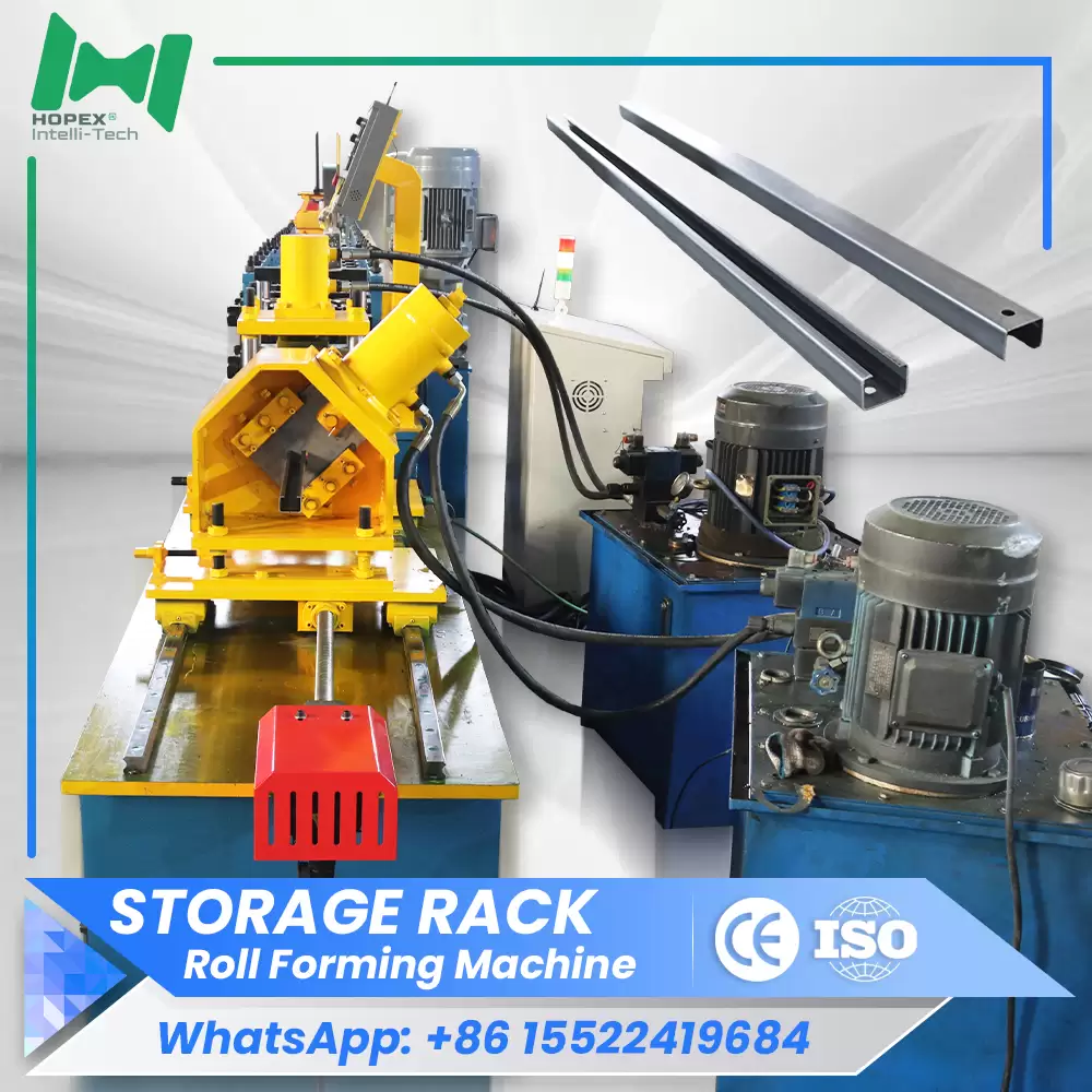 Customizable Rack System Bracing Roll Forming Machine