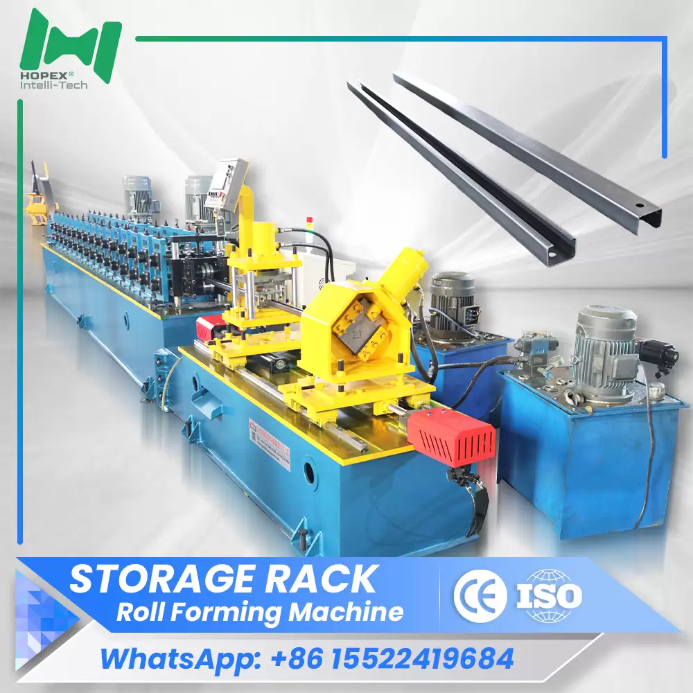 Rack Roll Forming Machine Production Line for Making Storage Rack Bracing