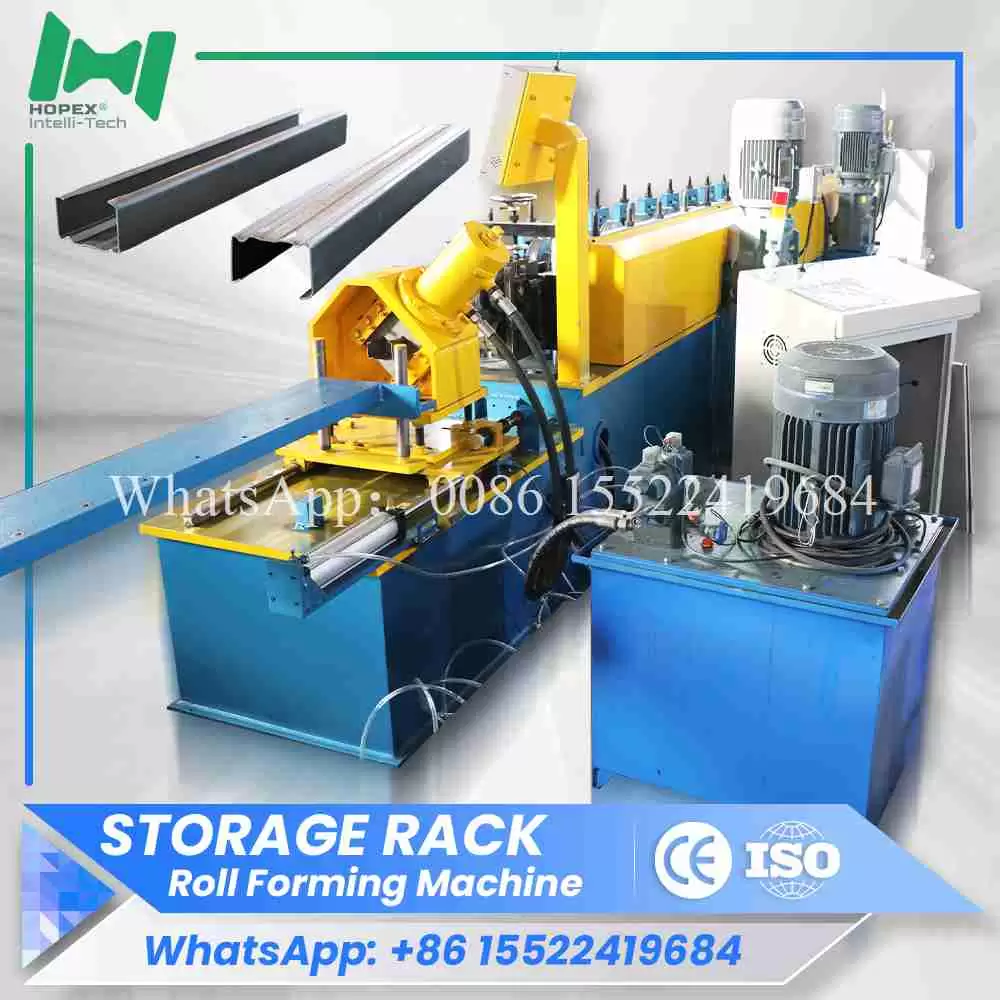 Shelf Racking Beam Roll Form Machine Production Line